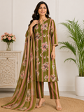 Cotton Three Piece Dress Set